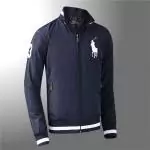 nouvelle collection ralph lauren veste sweat polo 3 big polyester 211 bleu